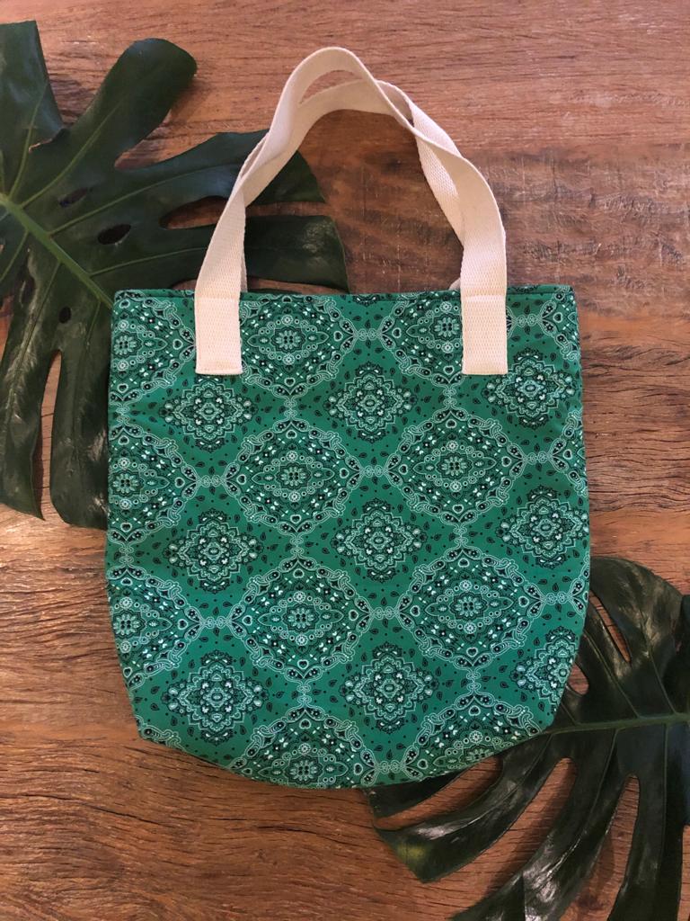 Bolsa de praia bandana Verde