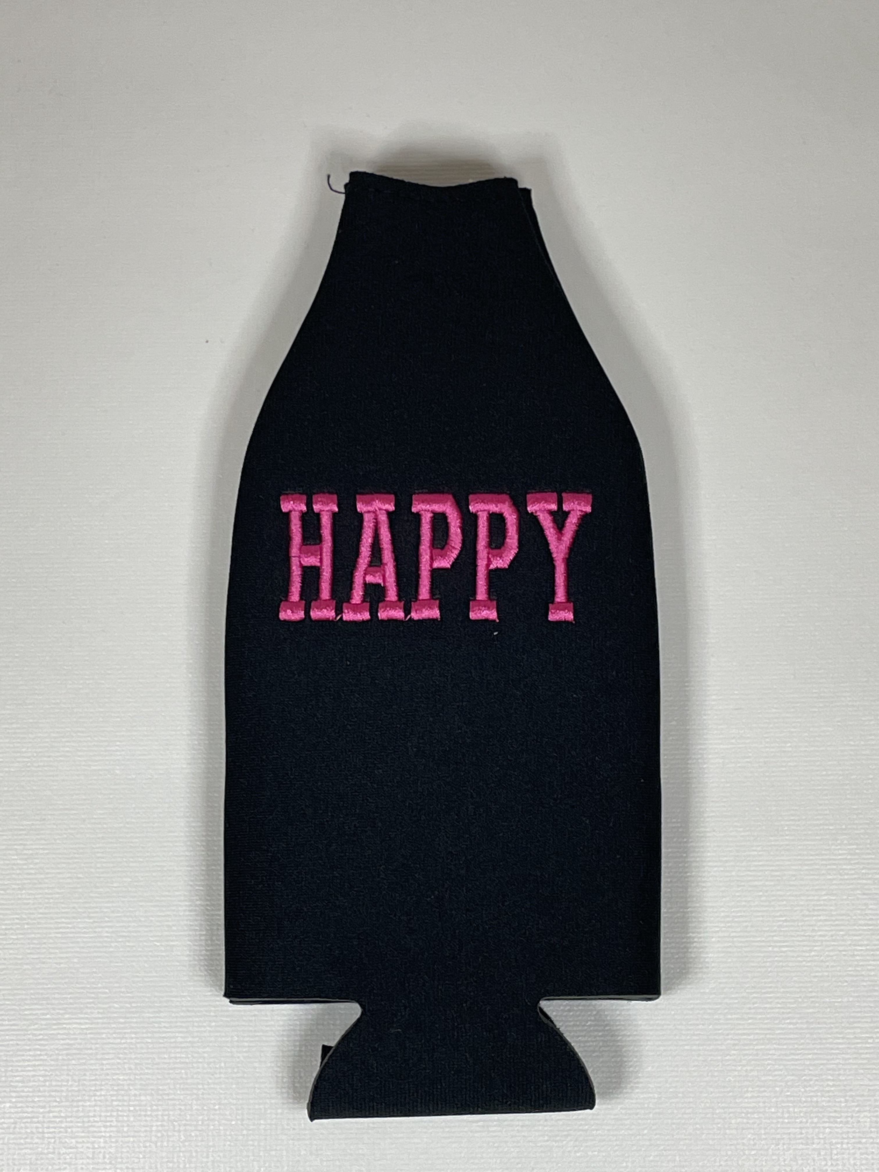 Capa de cerveja longneck HAPPY pink
