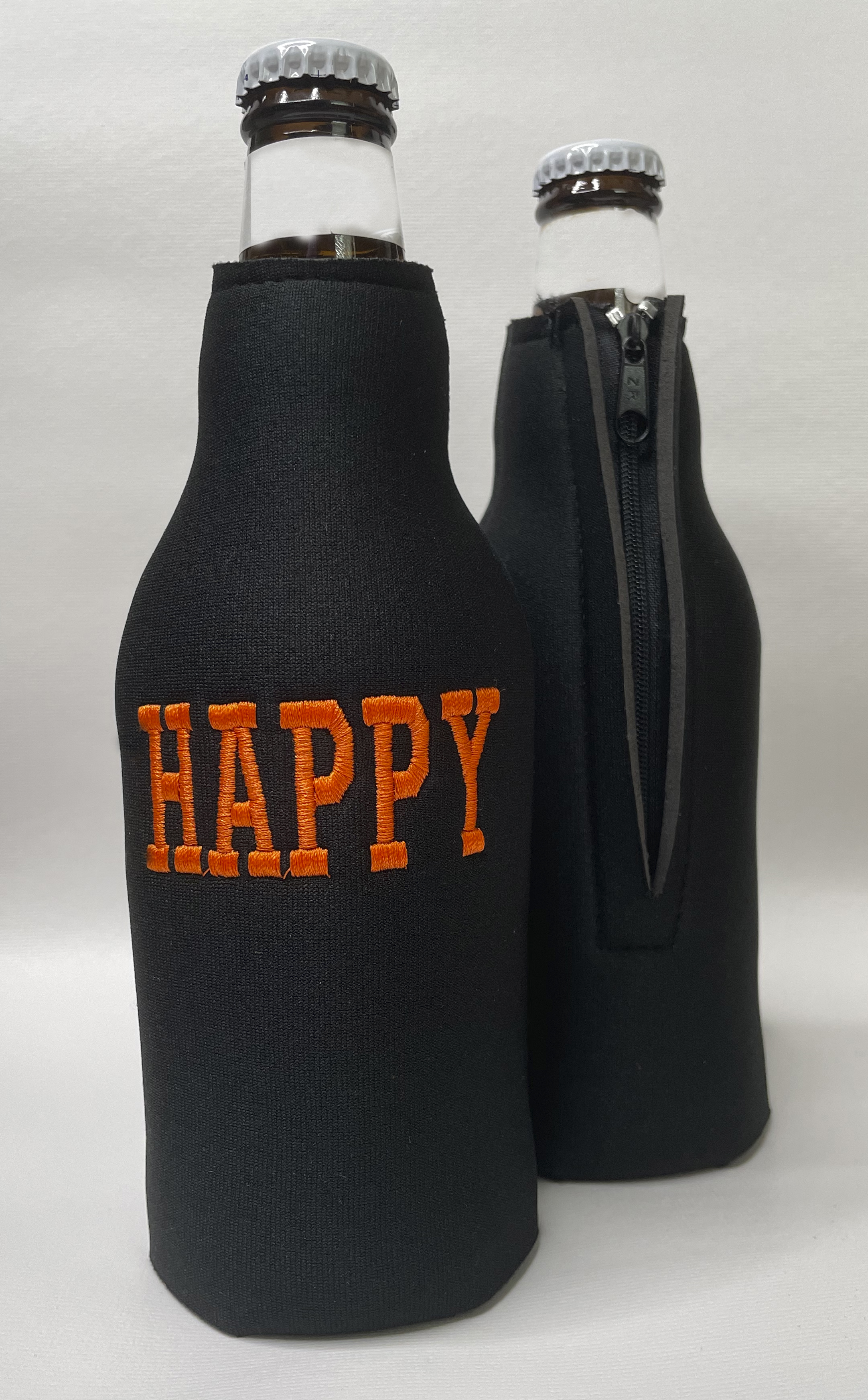 Capa de cerveja HAPPY em laranja