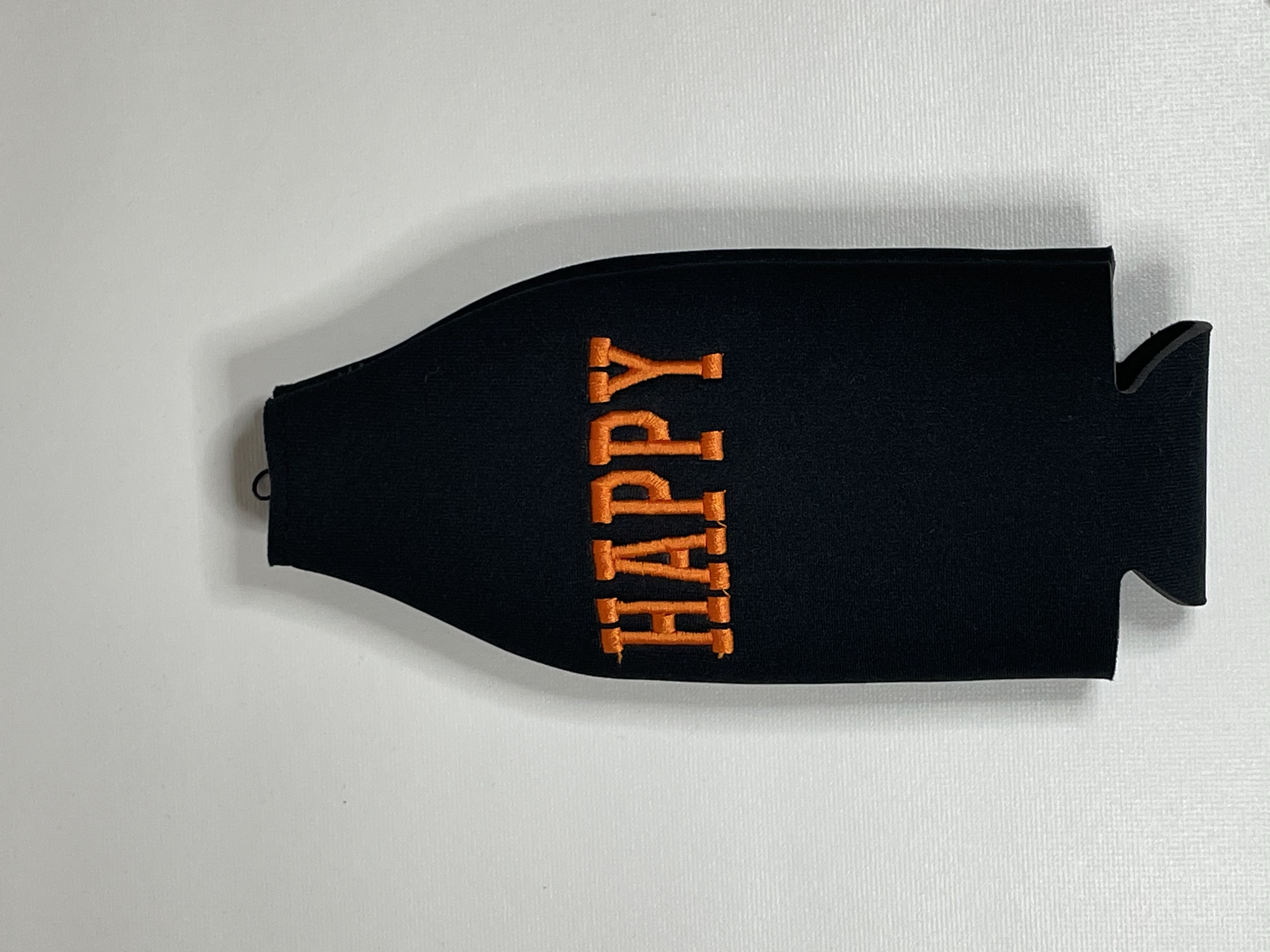 Capa de cerveja HAPPY em laranja