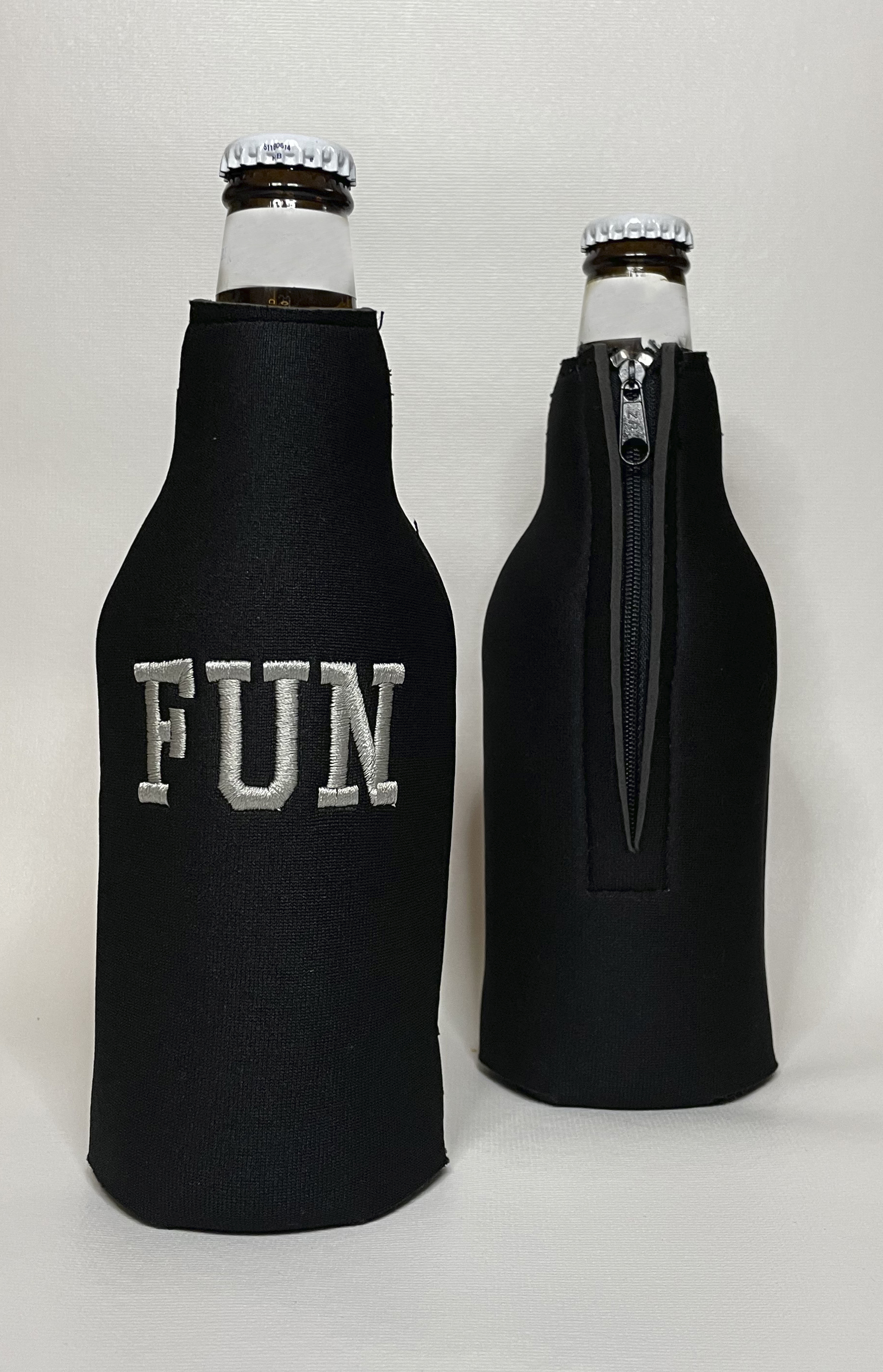 Capa de cerveja FUN em cinza