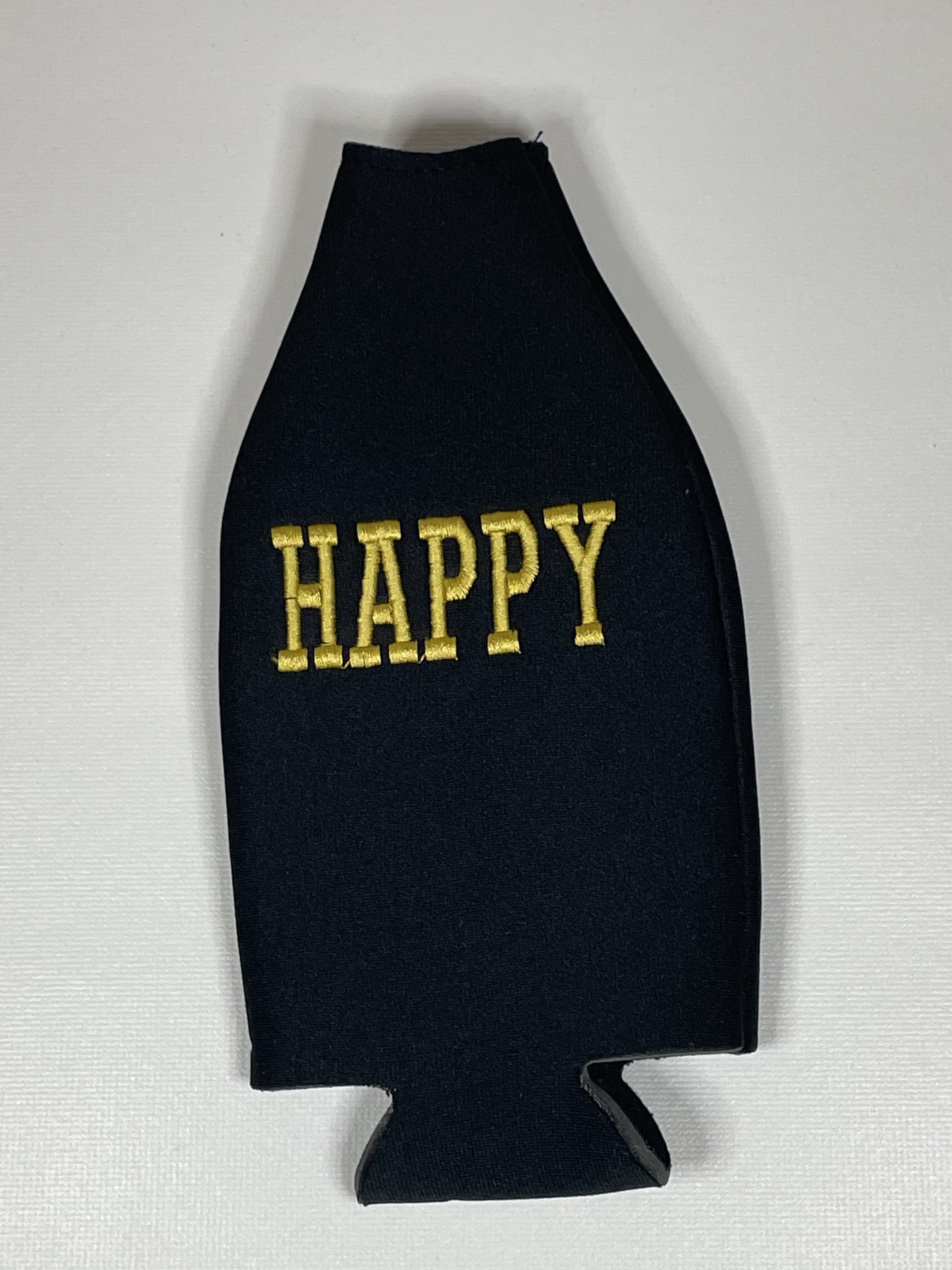 Capa de cerveja HAPPY em dourado